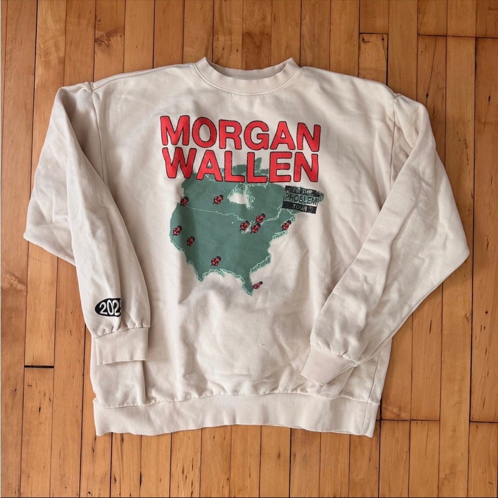 Morgan Wallen Cream Sweater